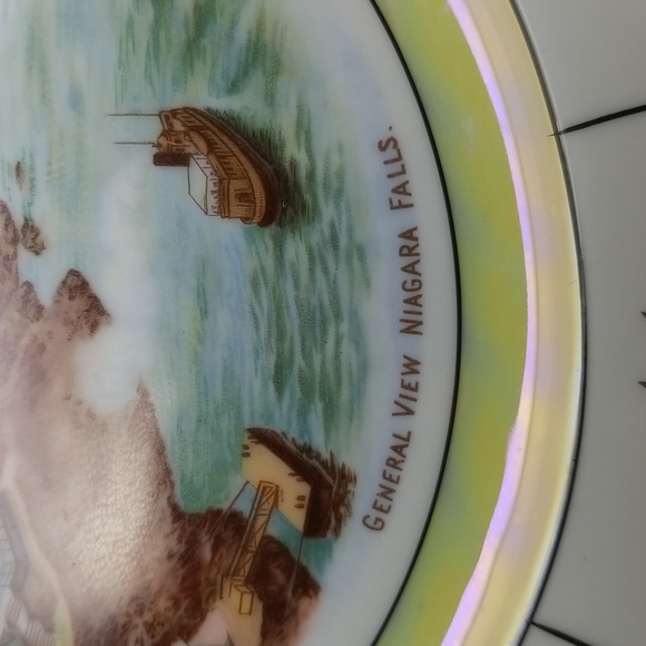 Bavarian Lusterware Niagara Falls Souvenir Plate - Picture 10 of 15